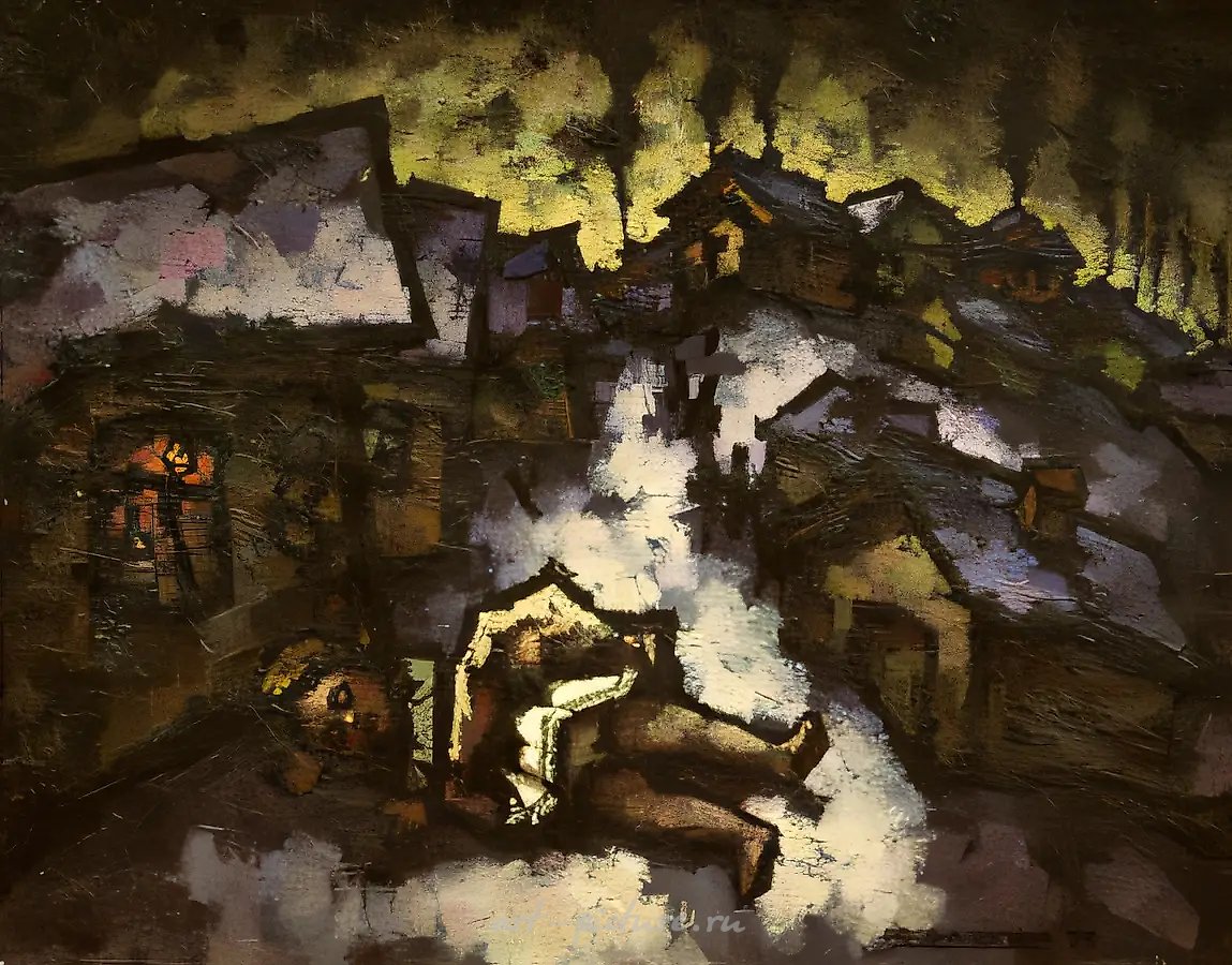Пьяная кукла, 1972, холст, темпера, ПВА, масло, 90,5х110