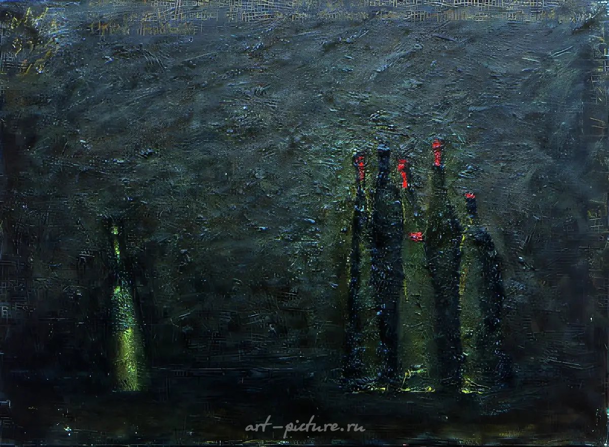 Аутсайдер, 1995, холст, масло, 80х100 Собственность автора