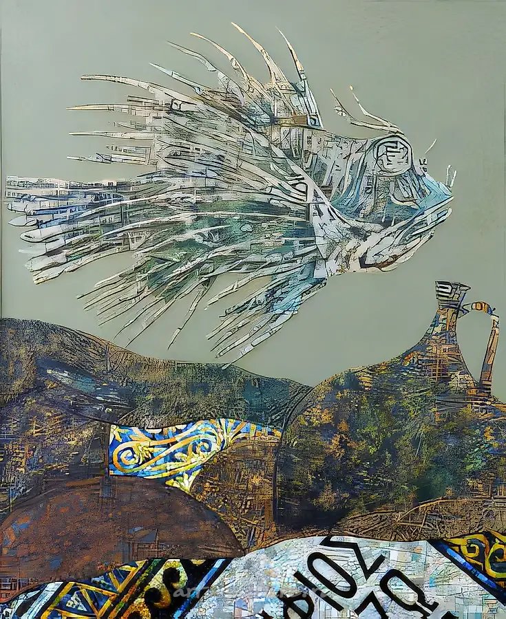 Из цикла "Шельф". № 16, 1996, холст, см.техника, 100 х 80
