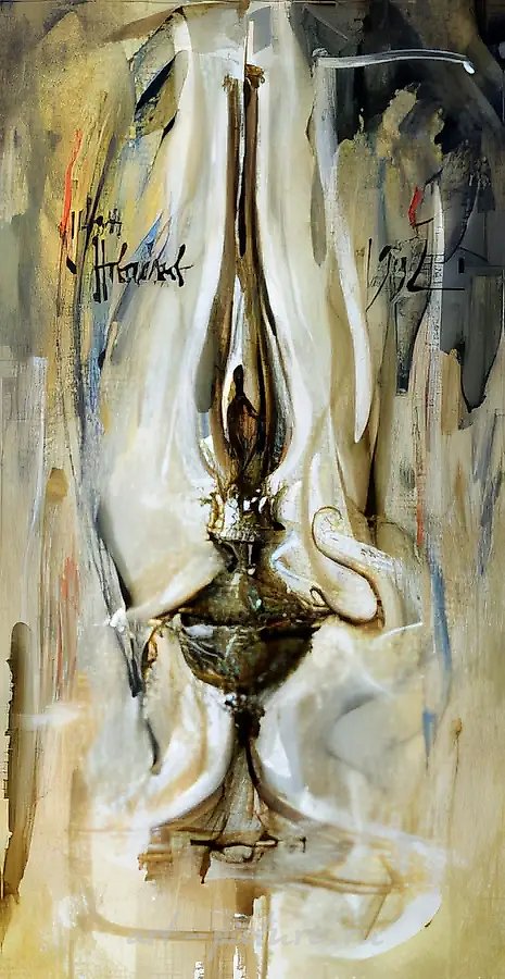 Лампа, 1992, холст, акрил, масло, 110 х 60 Собственность автора
