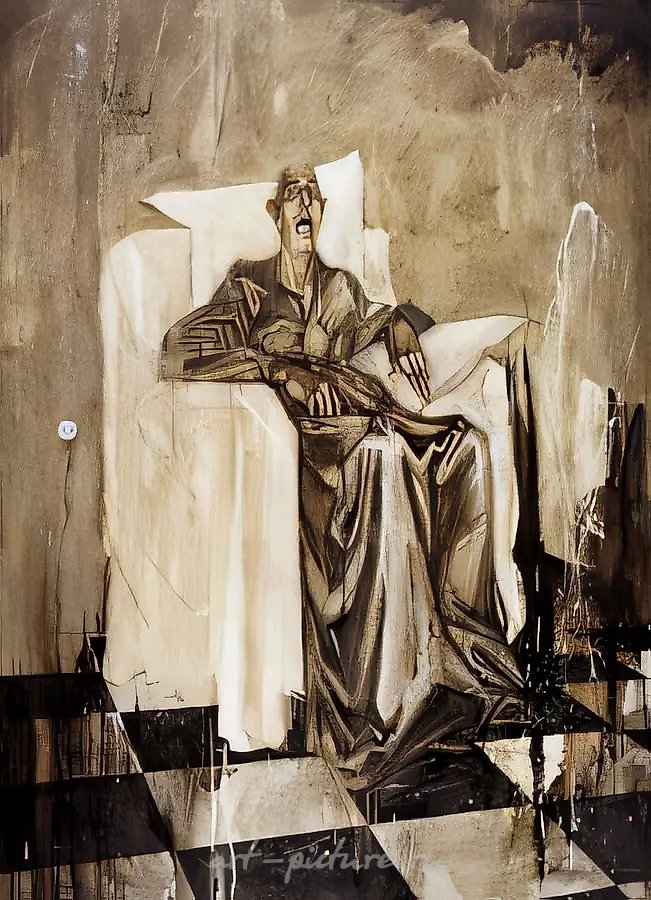 Дали, 1994, холст, акрил, масло, 196 х 146 Собственность автора