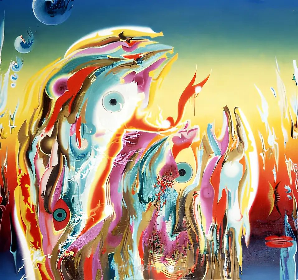 Сдерживание страсти, 1990, холст, масло, 190x200. Собственность автора