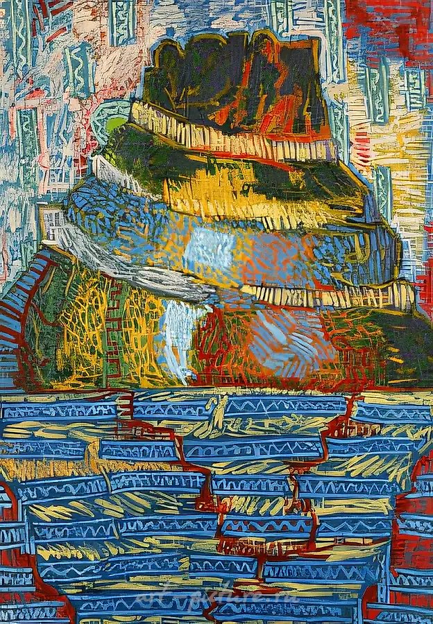 Мечта, 1997, холст, масло, 100x80