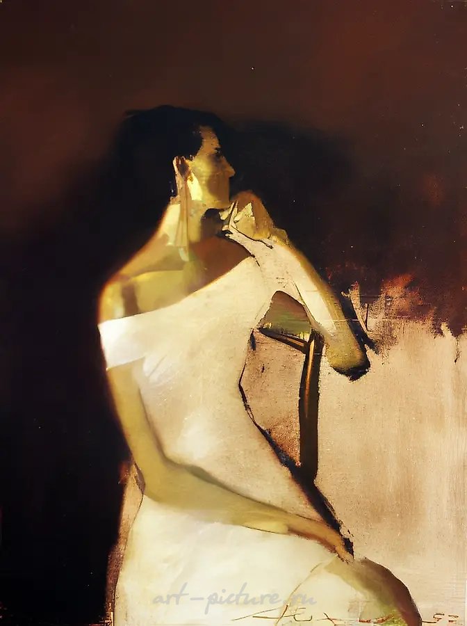 Портрет Ильницкой, 1997, холст, масло, 129х99 Собрание Ильницкого