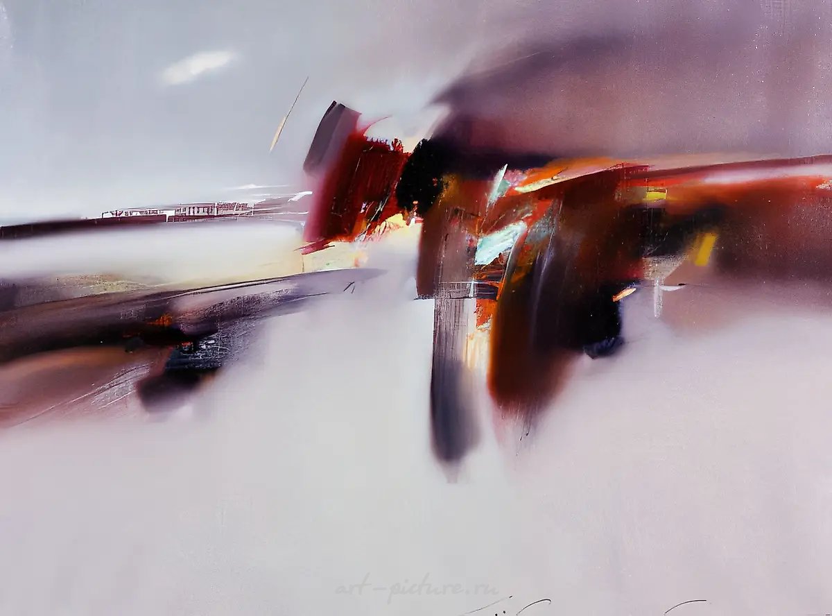 Облако., 1997, холст, масло, 70 х 90