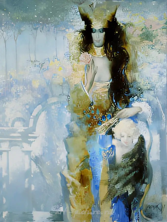 Флора, 1996, холст, масло, 90x70. Собственность автора