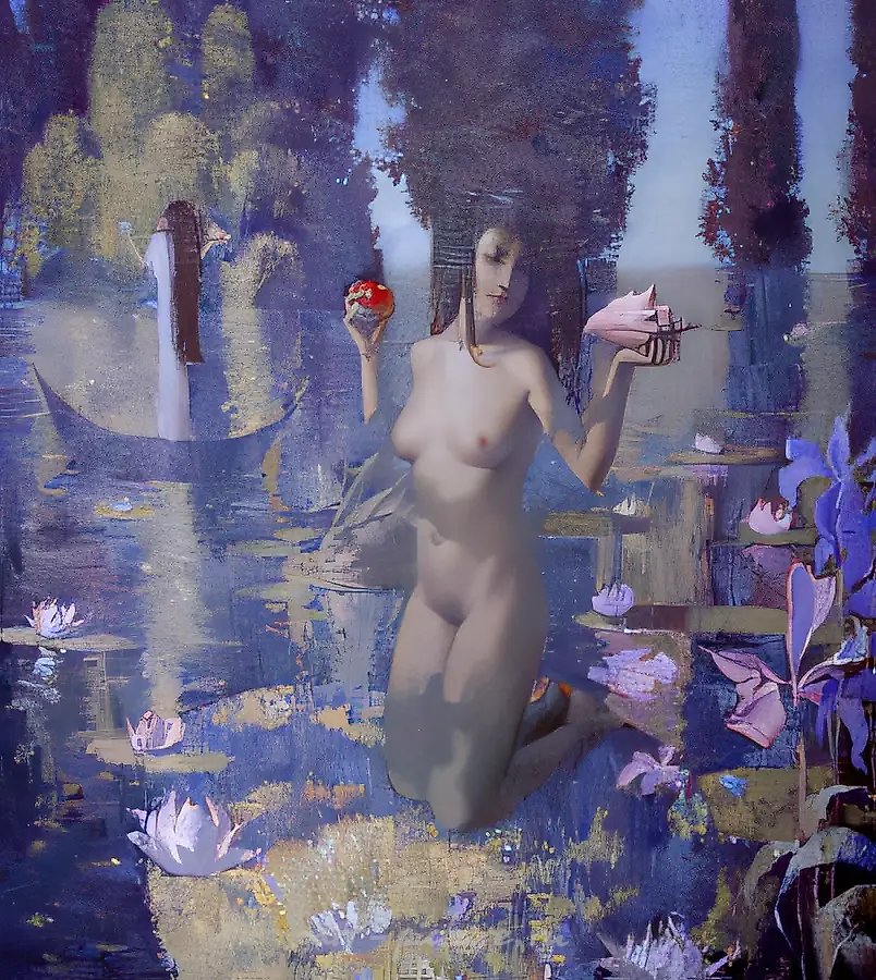 Фея снов, 1999, холст, масло, акрил, 70x80. Собственность автора