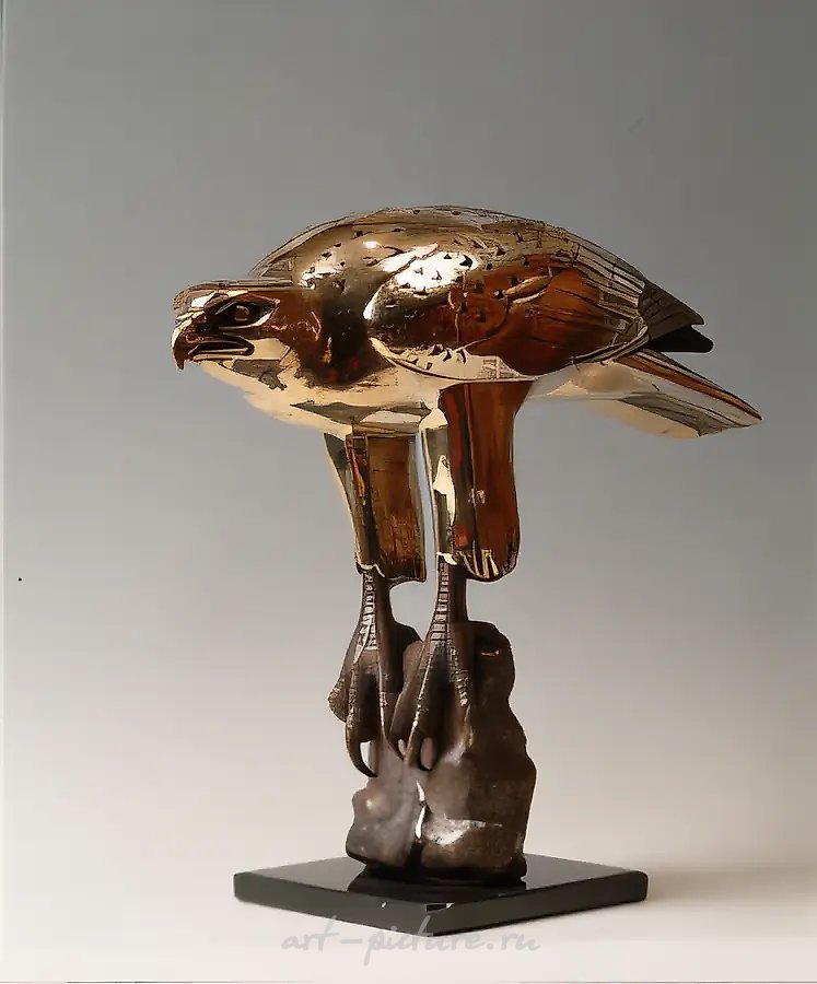 猎隼,1997年,青铜,65 x 55 x 20厘米