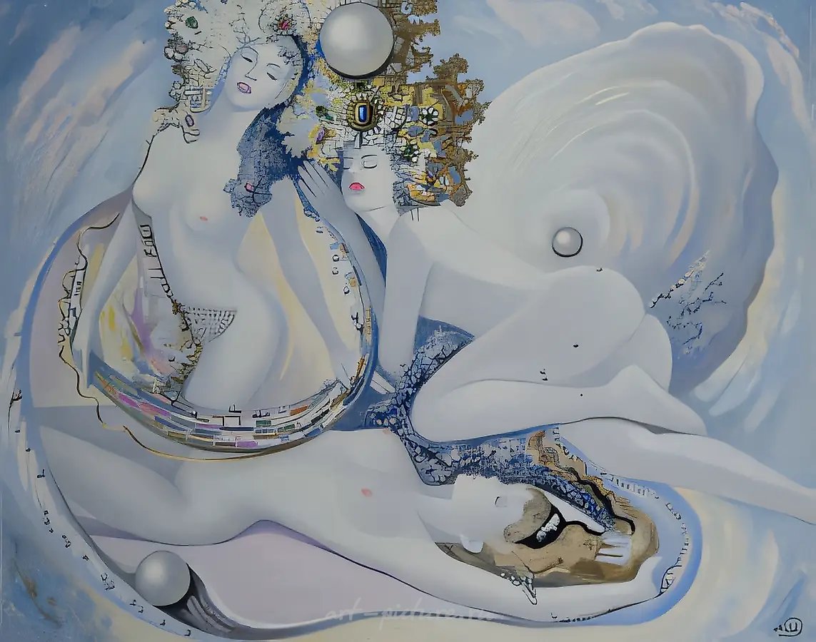 Жемчужина, 1995,  холст, масло,  100 х 125