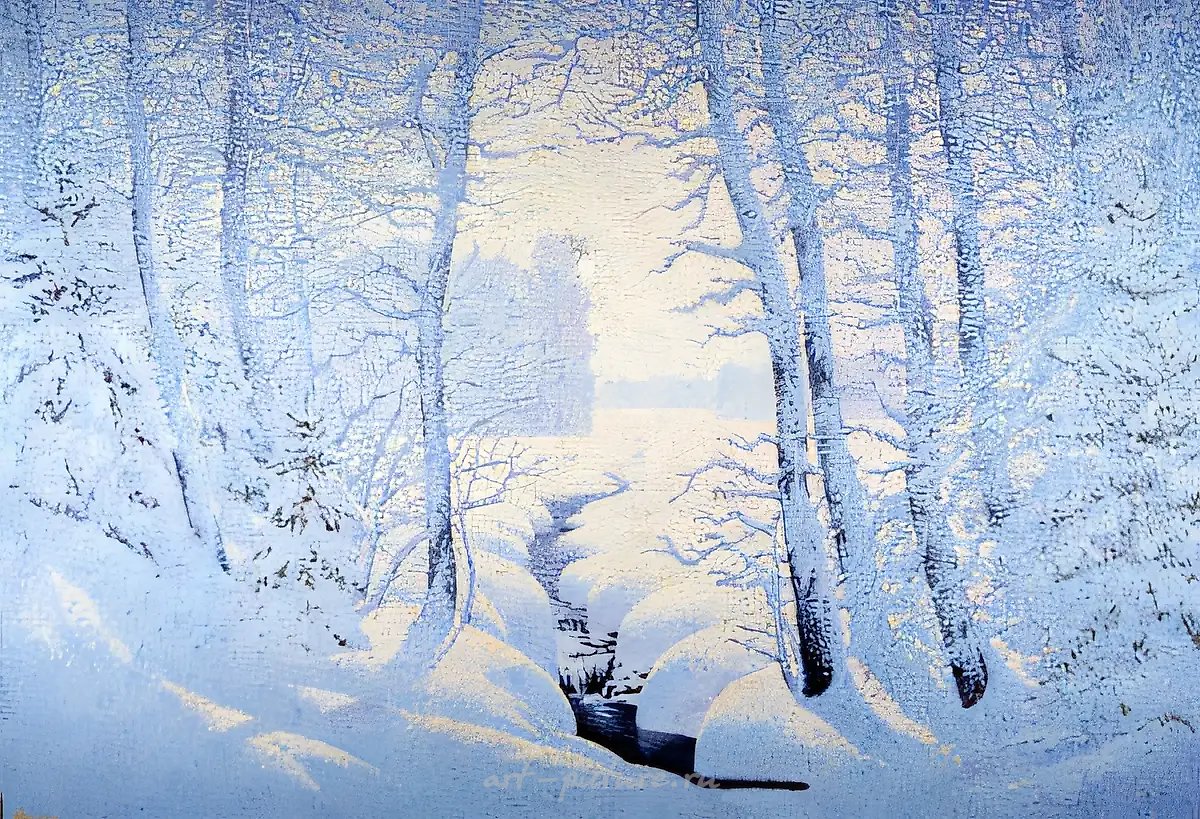 Март., 1995,  холст, масло,  110 х 160