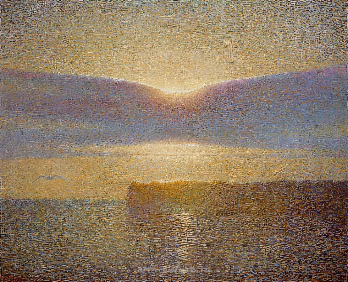 Чайка., 1996,  холст, масло,  70 х 90