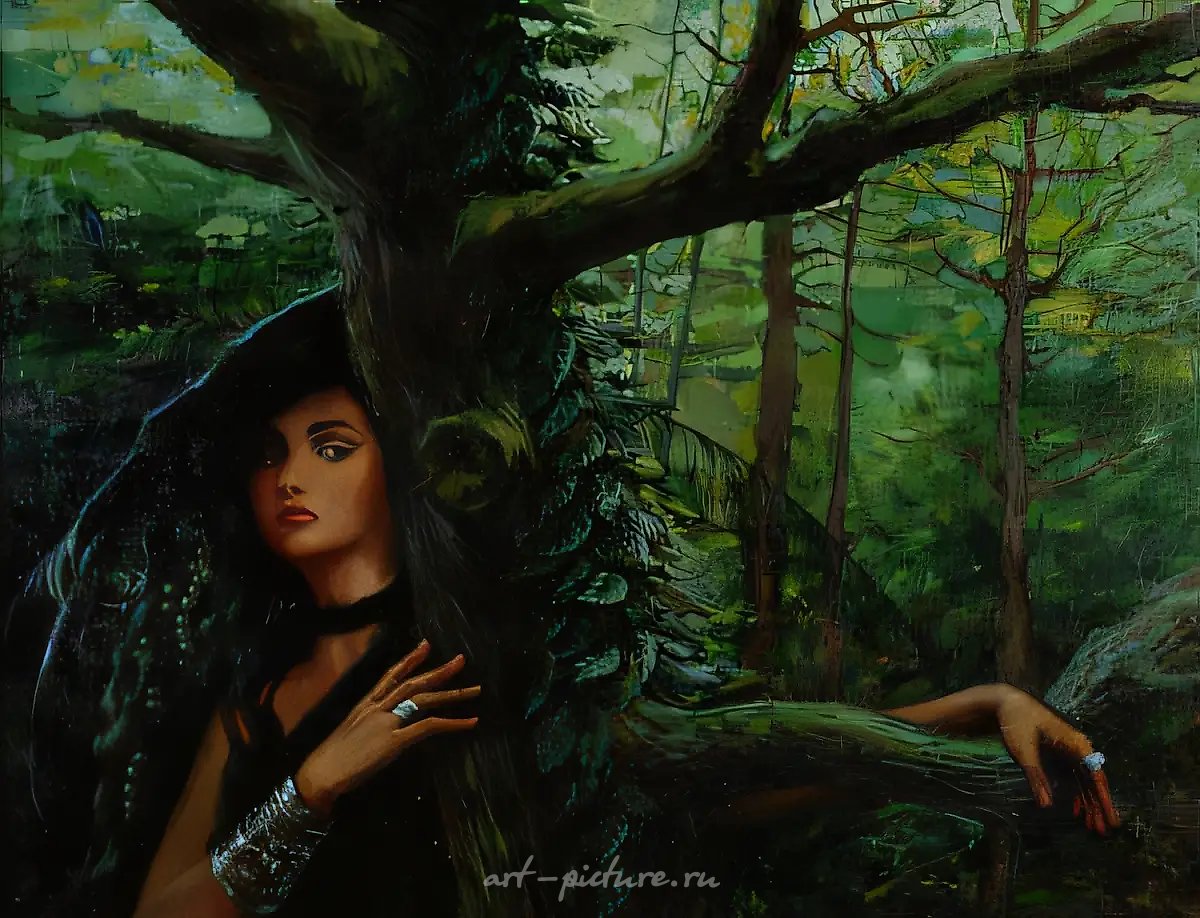 Грезы, 1997, холст, масло, 70 х 90