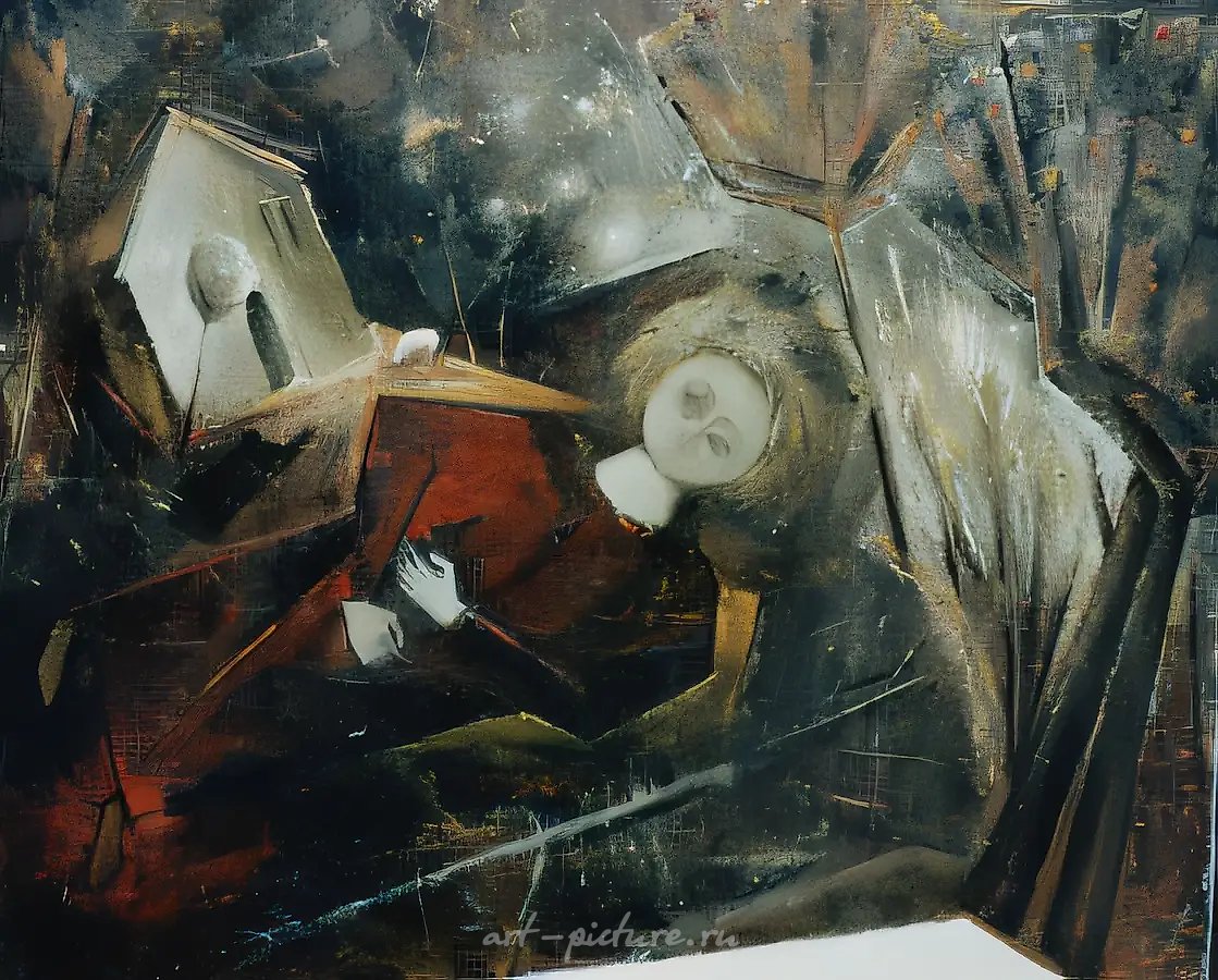 Преображение, 1990, холст, масло, 63х76