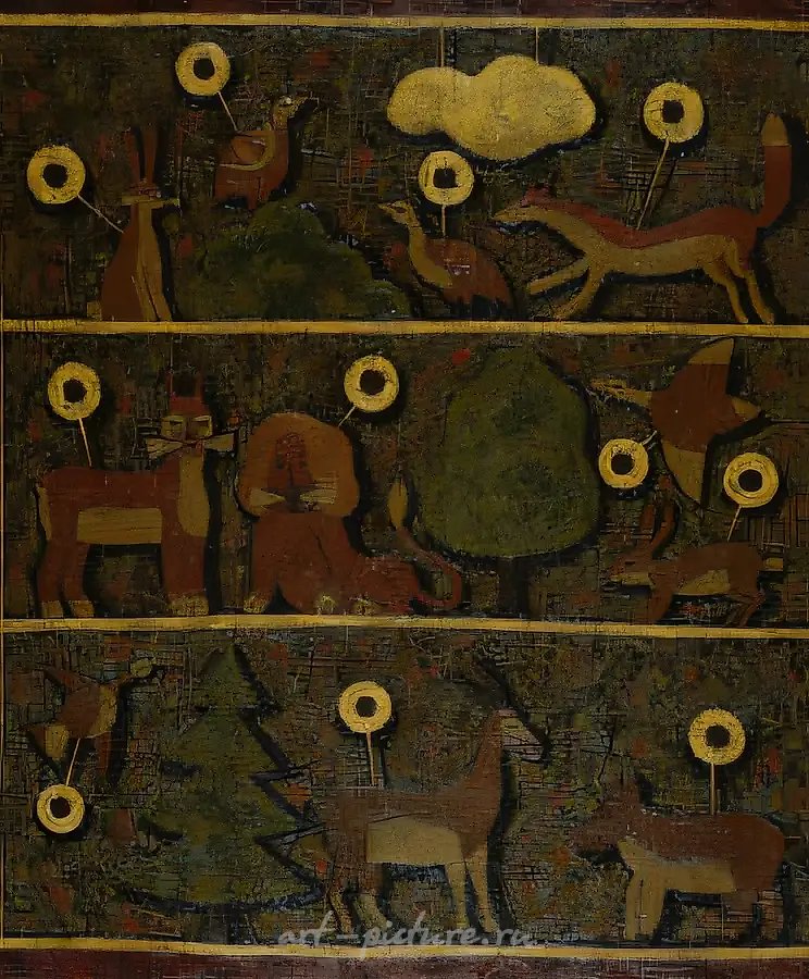 Тир, 1997, холст, масло, 100x90