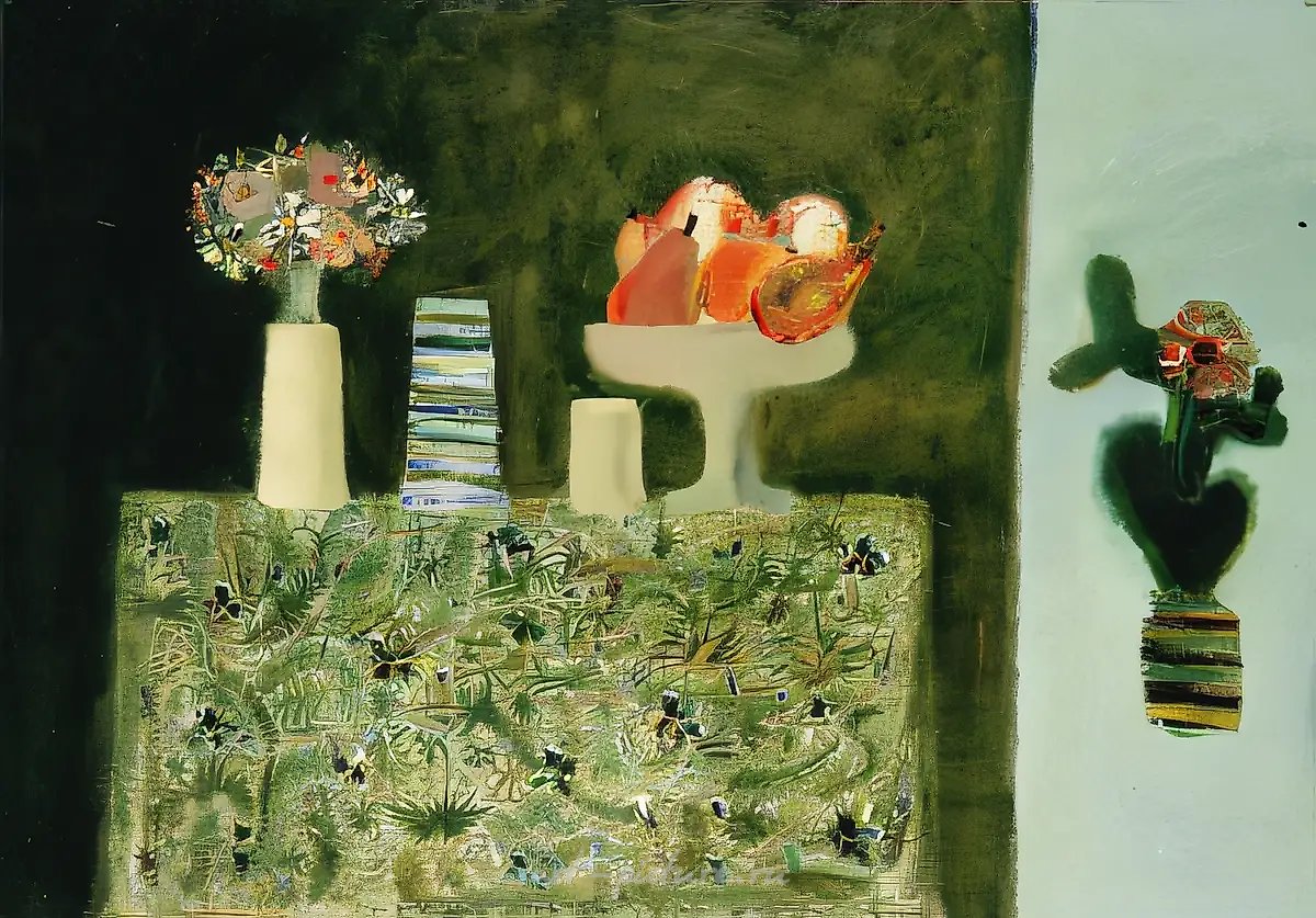 Натюрморт с кактусом, 1996, холст, масло, 90х130