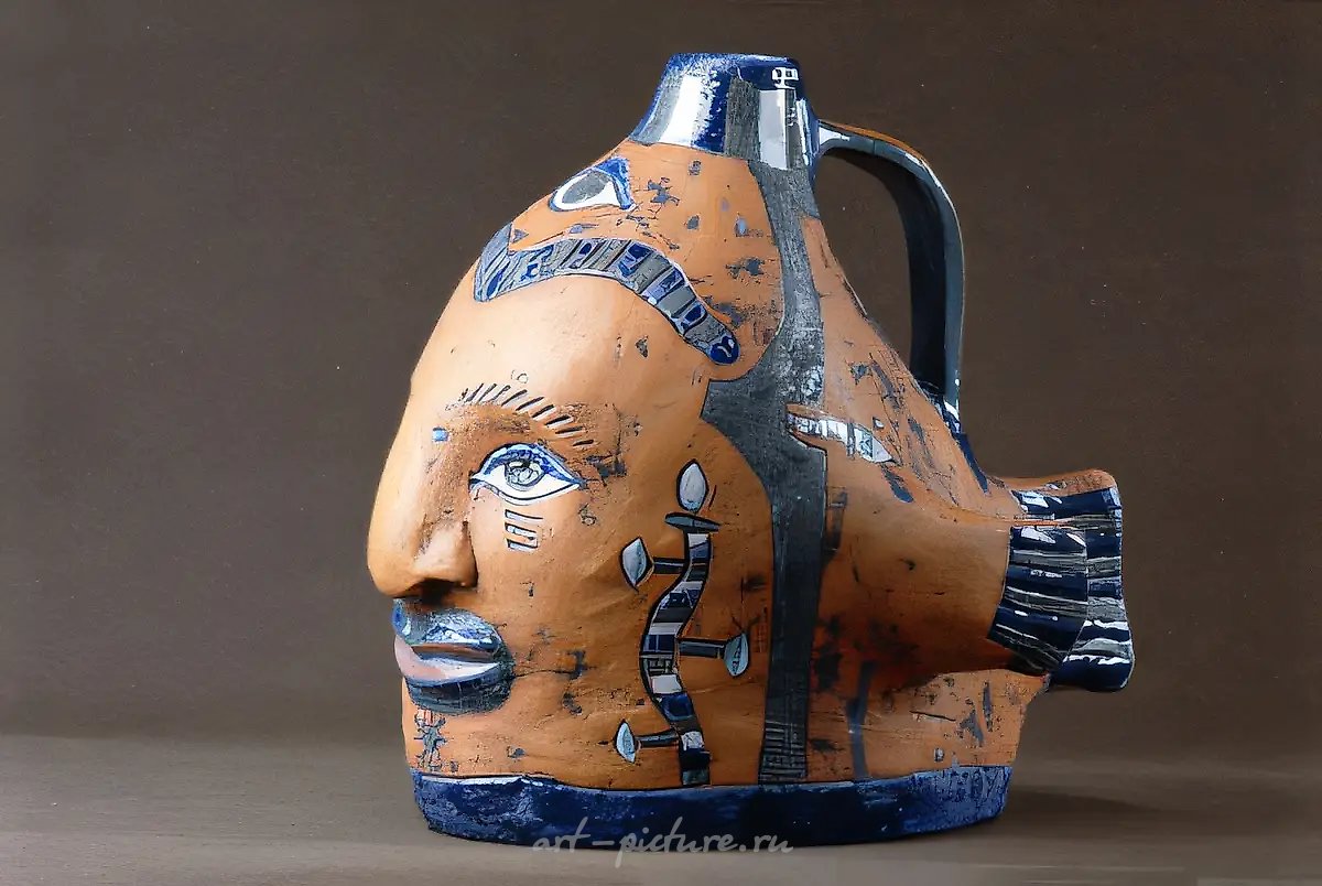 Третий глаз., 1997, керамика, 25х30