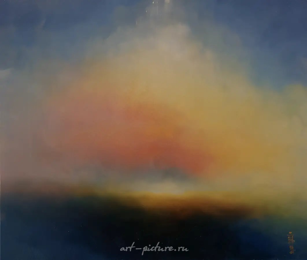 Медитация 10, 1996, холст, акрил, 54x65