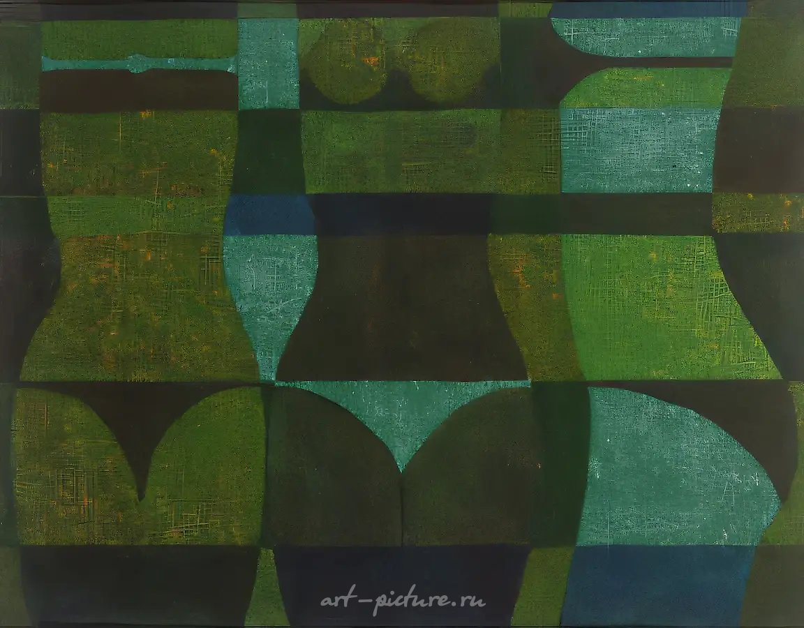 Грация, 1997, монотипия, 30 х 37