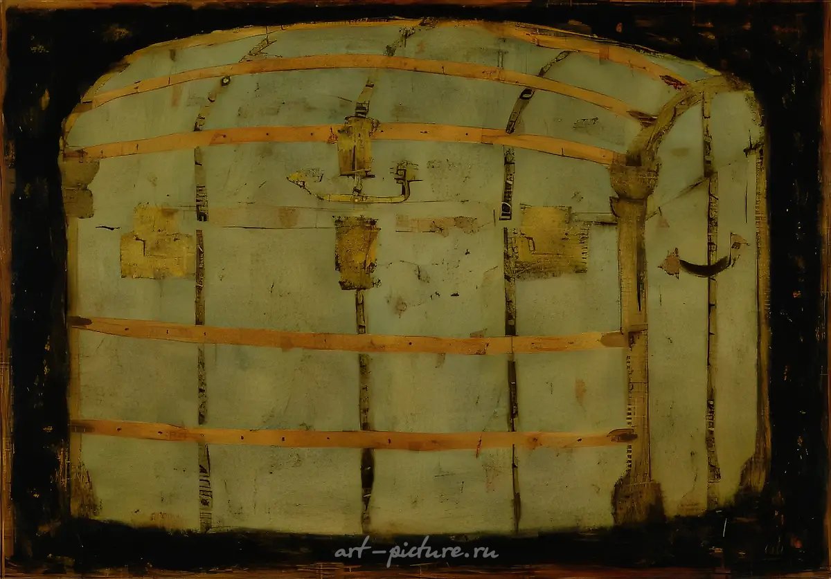 Сундук, 1996, холст, масло, 91 x 130