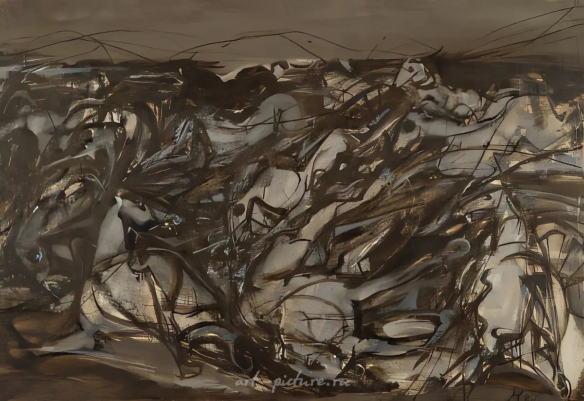 Бег, 1995, холст, масло, 114 х 162