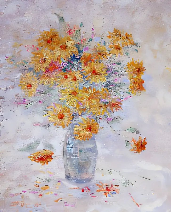 1, 1996, холст, масло, 50x60. Собственность автора