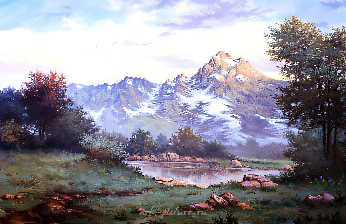 8, 1997, холст, масло, 50x80. Собственность автора