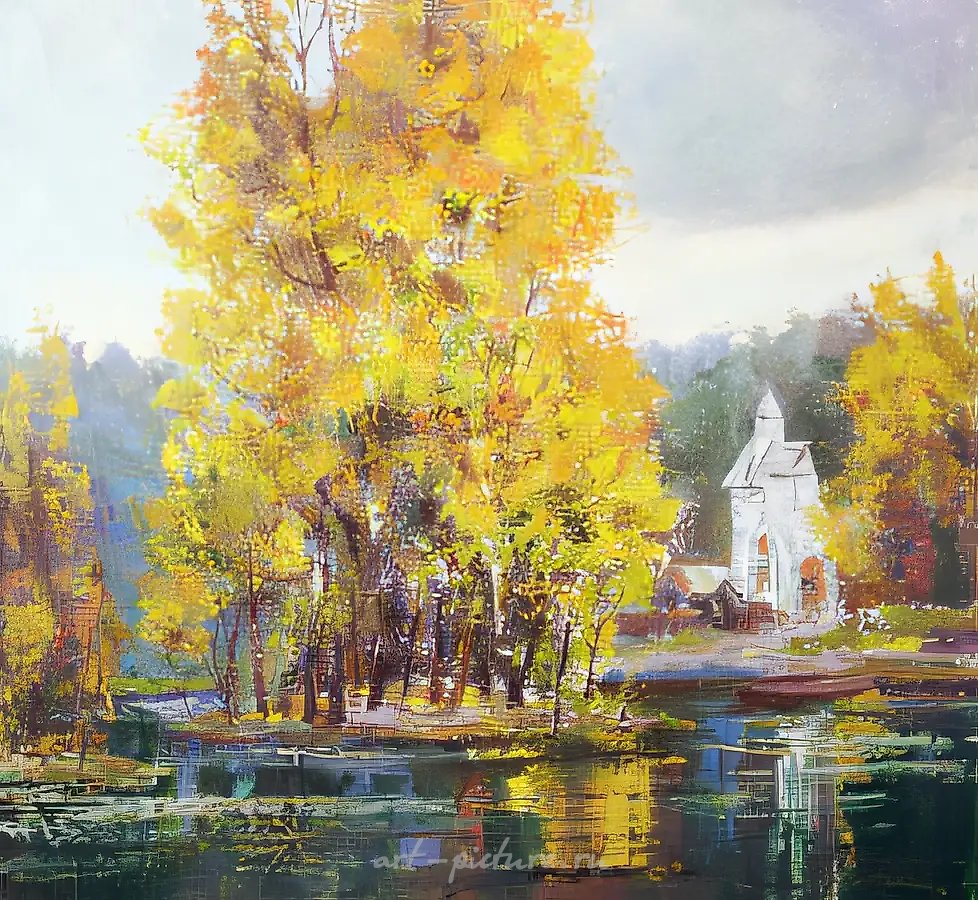 Осенняя рапсодия, 1998, холст, масло, 124x132, $12 000