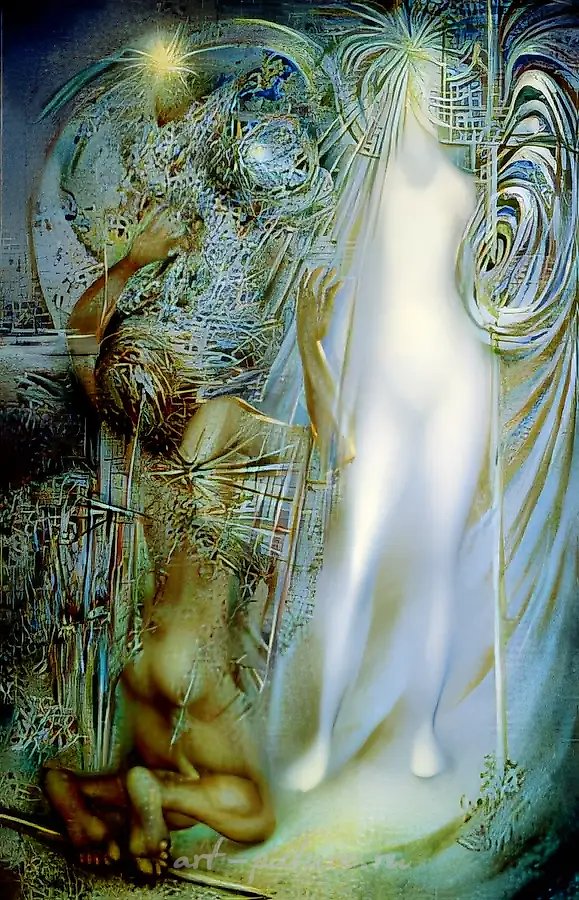 Перепутье, 1981, холст, масло, 150х100 Музей современного искусства "Зиммерли". Нью-Джерси. США