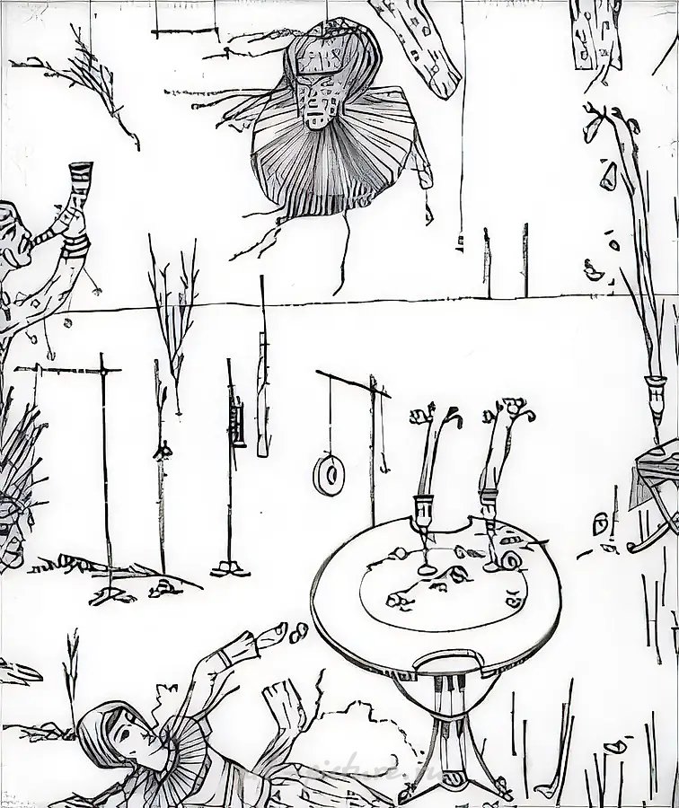 Сон принцессы, 1996, бумага, карандаш, 29,8x25. Собственность автора