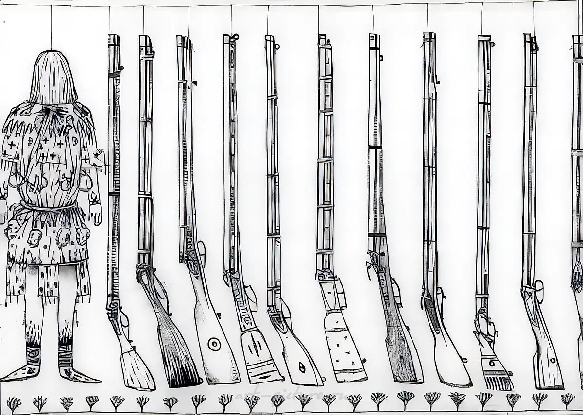 Прощай, оружие I, 1996, бумага, карандаш, 29,8x21. Собственность автора
