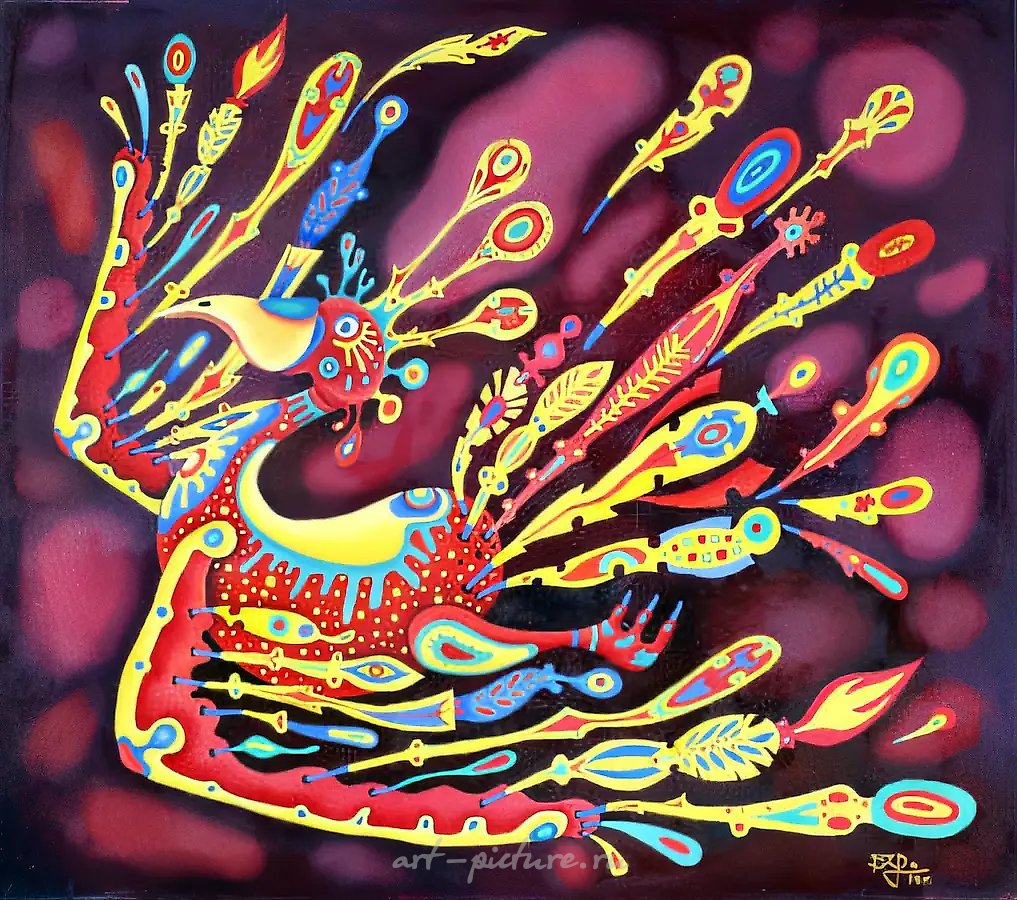Жар-птица, 1998, холст, масло, 60x70. Собственность автора