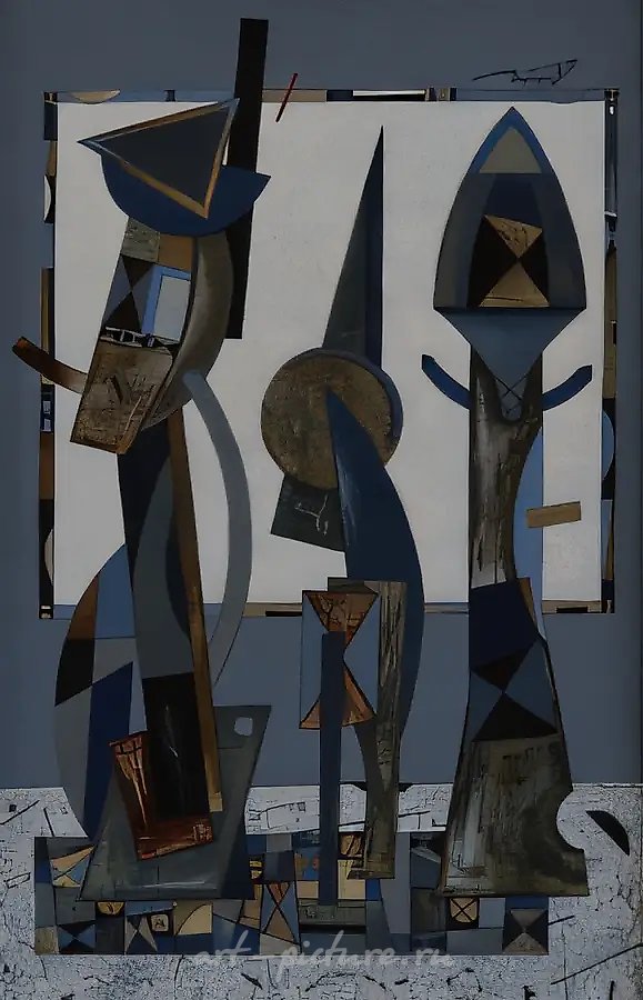 Несуществующий натюрморт, 1993, смешанная техника, 60 х 40
