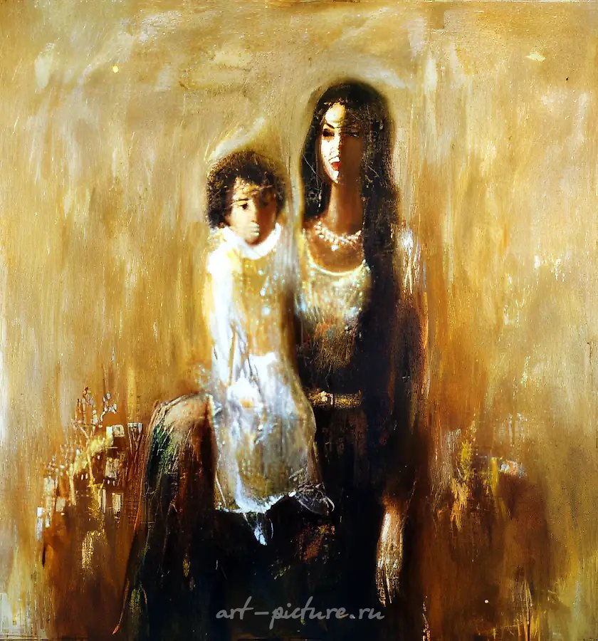 Материнство, 0, холст, масло, 120 х 100
