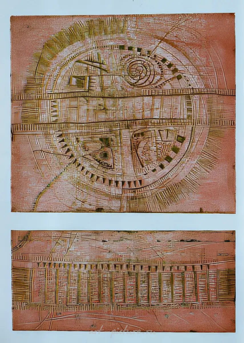 Календарь.	, 1990, офорт	, 60 х 80