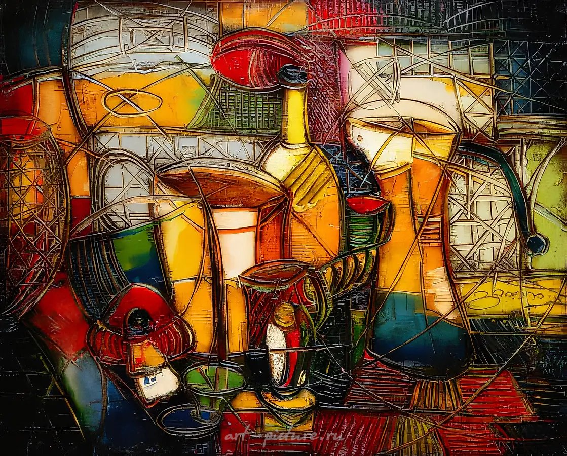 Натюрморт, 1997, холст, масло, 80х100 Частная коллекция. Канада