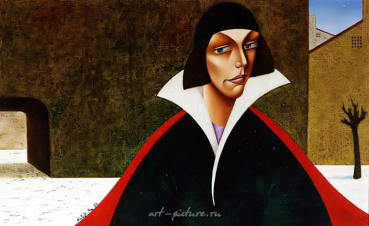 Формула одиночества, 1994, холст, масло, 110х70 Собственность автора