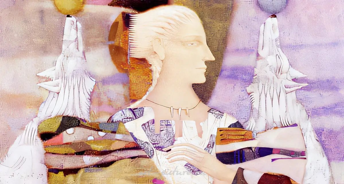 Парадный портрет, 1999, холст, масло, акрил, 80х100 Собственность автора
