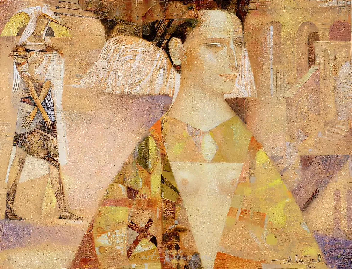 Искушение Единорога, 1997, холст, масло, акрил, 60х77 Собственность автора