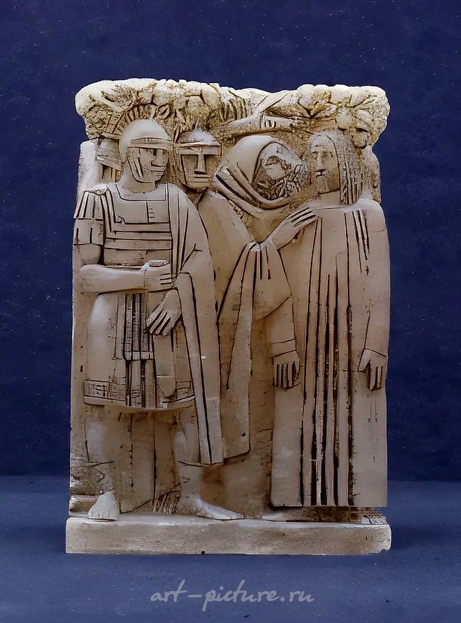 Инцидент в Гефсиманском саду, 1997, камень, алебастр, h=12. Частная коллекция, Великобритания