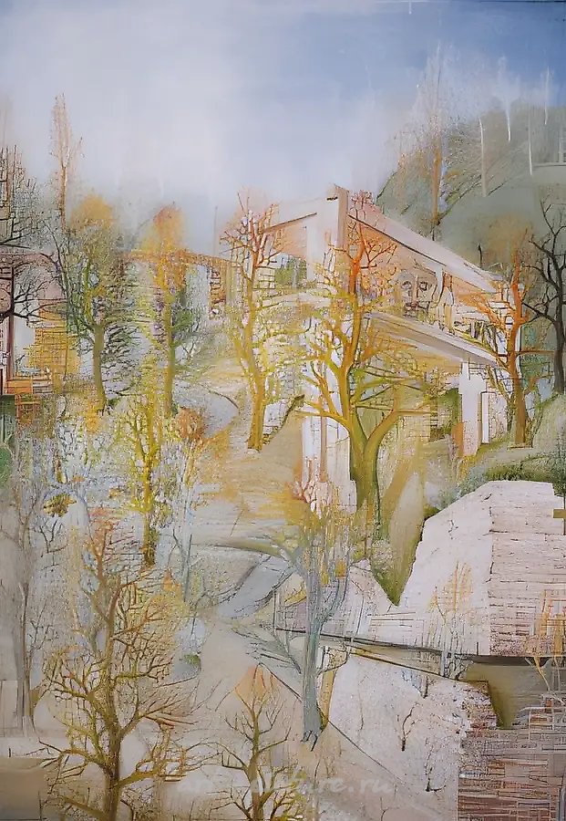 Предчувствие Возрождения, 1993, холст, масло, 130х100