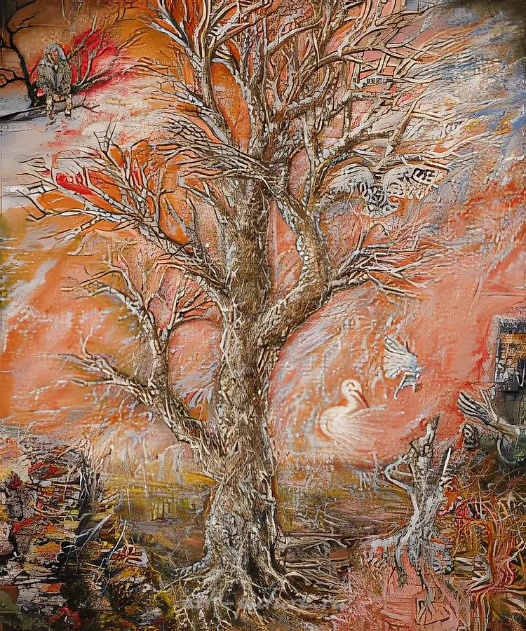 Розовый сон, 1994, холст, масло, 90х80