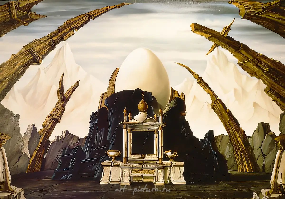 Возрождение Феникса, 1996, холст, масло, 70х100