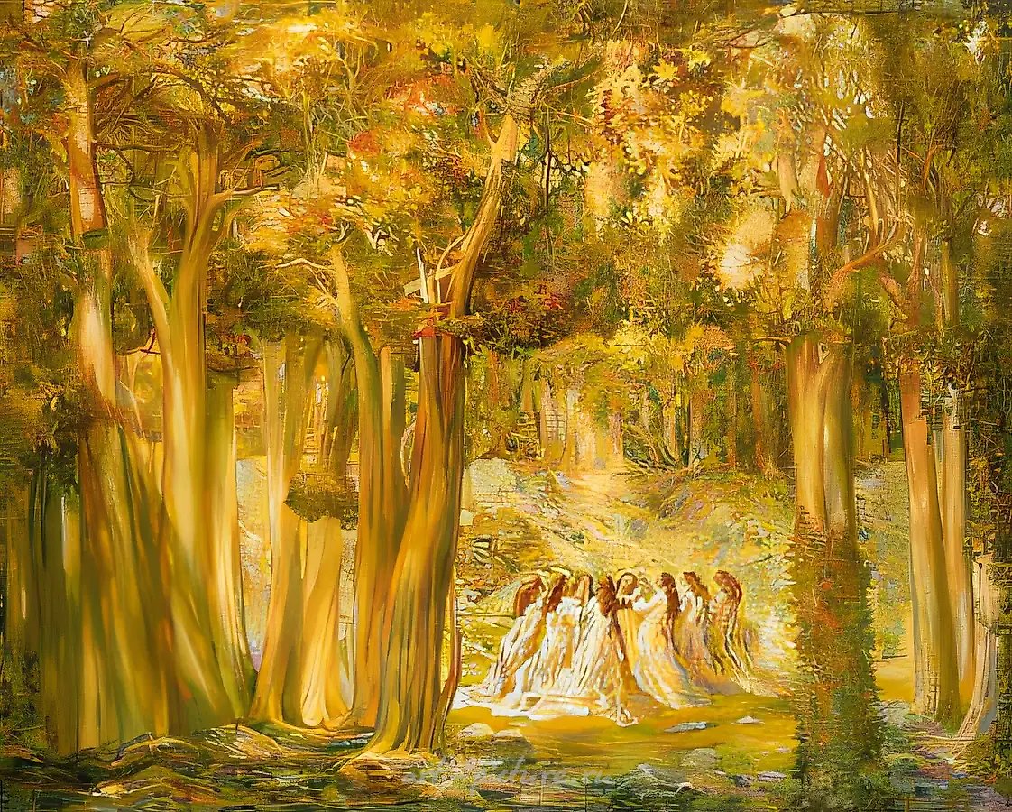 Танец., 1997, холст, масло, 120х150