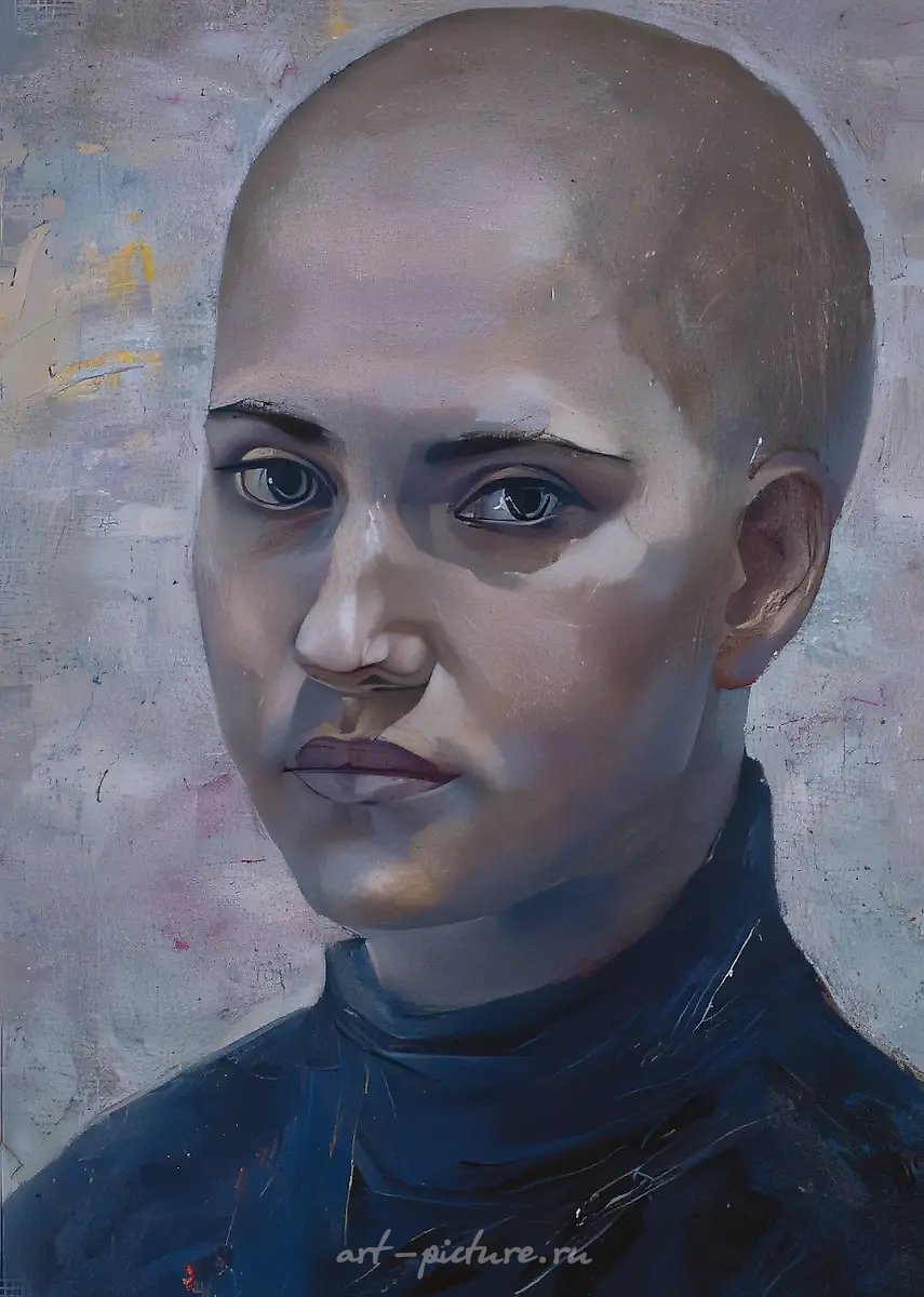 Автопортрет., 1989, холст, масло, 40х30