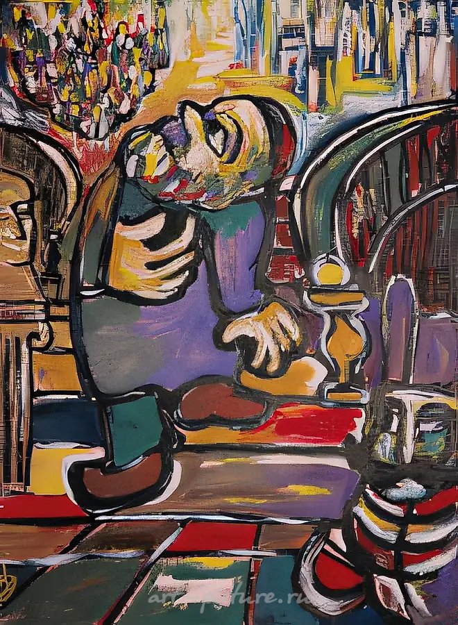 Этот праздник жизни., 1991, картон, гуашь, 84х62