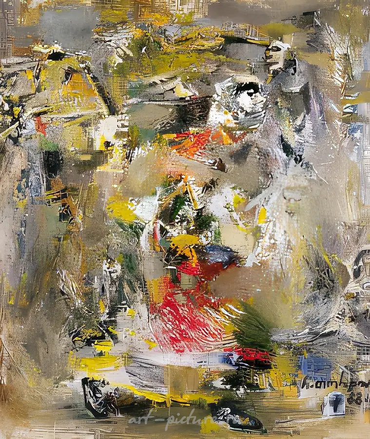Ветер, 1988, холст, масло, 65х50