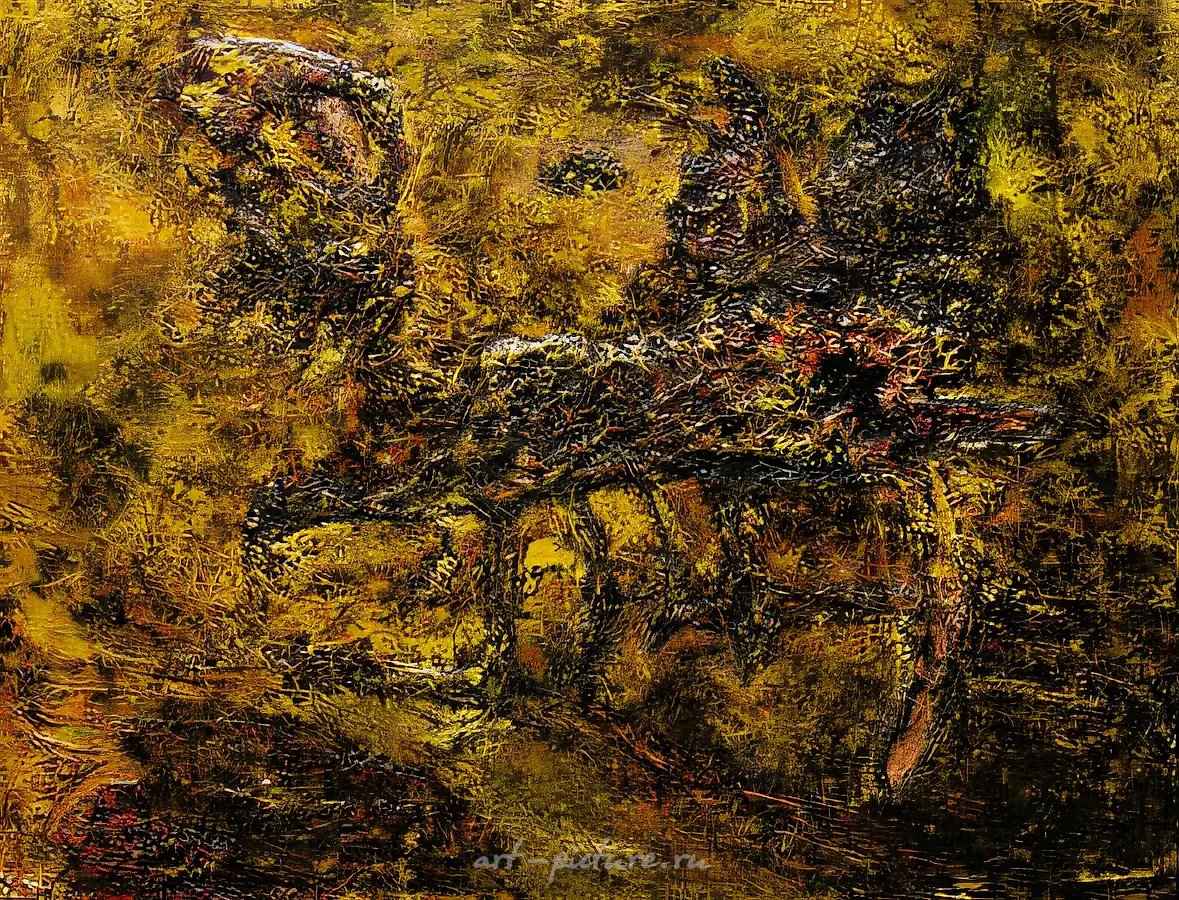 Без названия, 1997, холст, масло, 46х58,5