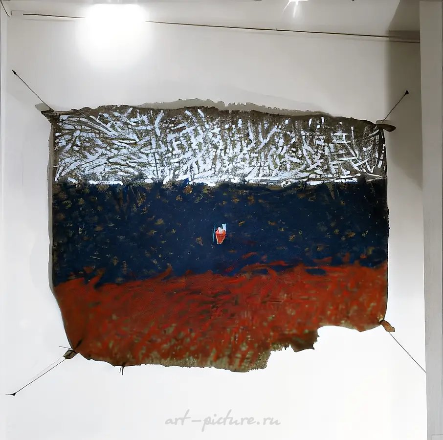 Флаг, , спрей, акрил, войлок-текемет, 300х180