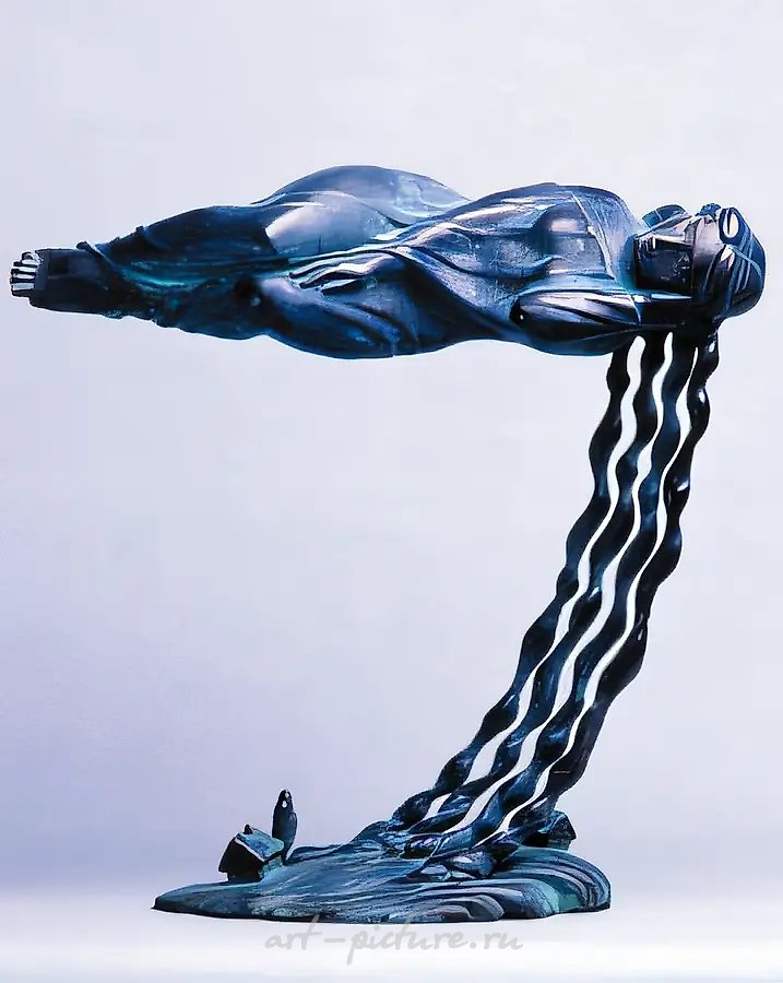 Осень, 1998, бронза, 45x45x16