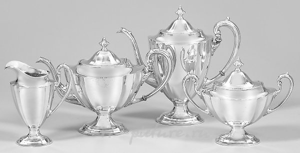 Stylish coffee and tea service